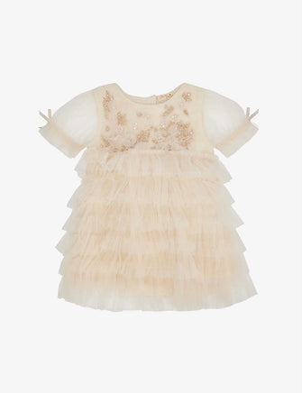 Rayne rhinestone-embellished woven dress 3-24 months