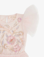 Grace sequin-embellished cotton dress 4-11 years