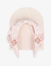 Wanderlust embellished satin headband