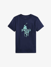 Big Pony brand-print cotton T-shirt 2-4 years