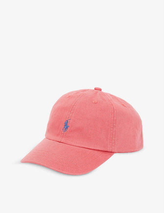 Logo-embroidered cotton-twill cap one size