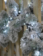 1000 LED White Sparkle Christmas tree lights 24.9m