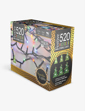 520 LED Multicolour Sparkle Christmas tree lights 12.9m