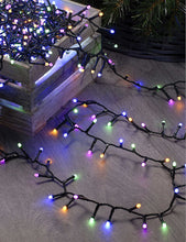 520 Glow Worm LED pastel multicoloured Christmas tree lights 12.9m