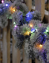 520 Glow Worm LED pastel multicoloured Christmas tree lights 12.9m