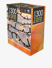 300 Firefly LED warm white Christmas tree lights 7.7m