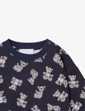 Thomas Bear motif-print cotton baby grow 1 month – 12 months