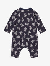 Thomas Bear motif-print cotton baby grow 1 month – 12 months