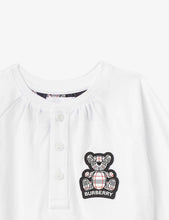 Belle Thomas Bear graphic-print stretch-cotton three-piece set 3-6 months