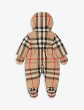 River check-print woven suit 1-9 months