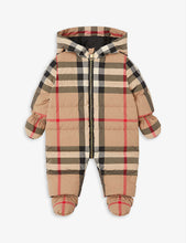 River check-print woven suit 1-9 months