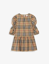 Shirley vintage check-print stretch-cotton dress 6 months-2 years