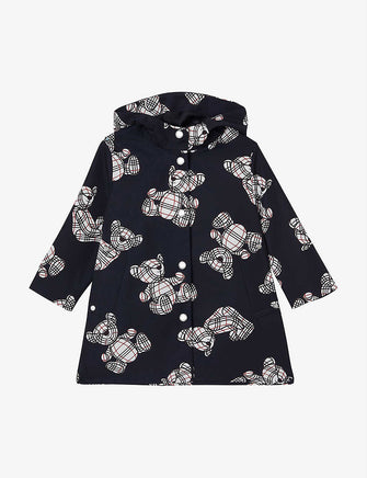 Owen graphic-print woven coat 18 months - 2 years