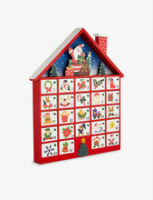 Wooden house advent calendar 40cm