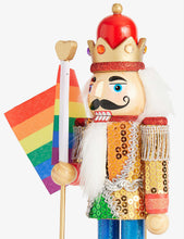 Kurt S. Adler wooden Gay Pride Christmas decoration 30cm