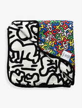 Etta Loves X Keith Haring graphic-print organic-cotton muslin blanket 120cm x 120cm