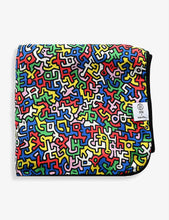 Etta Loves X Keith Haring graphic-print organic-cotton muslin blanket 120cm x 120cm