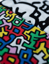 Etta Loves X Keith Haring graphic-print organic-cotton muslin squares pack of two