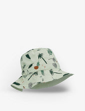 Sander reversible organic-cotton sun hat 3 months - 4 years