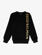 Chain logo-print cotton-jersey sweatshirt 10-14 years