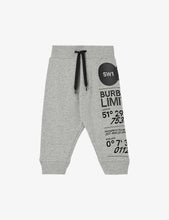 Joel logo-print cotton jogging bottoms 6 months-2 years