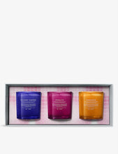 Secret Garden scented candle set of three