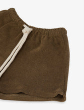 Drawstring-waist organic terry-cotton shorts 0 months-4 years