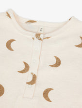 Moon-print organic terry-cotton babygrow 0-3 years