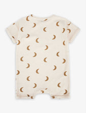 Moon-print organic terry-cotton babygrow 0-3 years