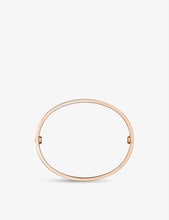 LOVE 18ct rose-gold bangle bracelet