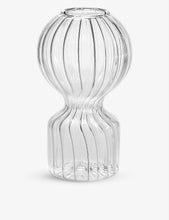 Iki Doll rounded borosilicate-glass vase 15cm