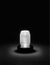 Ann Demeulemeester Luce frosted-glass and ash-wood table lamp vase 17.5cm