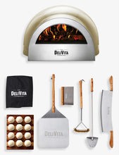 Pizzaiolo Collection stainless-steel and stone wood-fire pizza oven 75cm