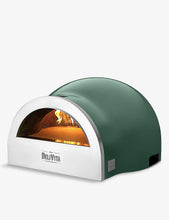 The Emerald stainless-steel and stone wood-fire pizza oven 75cm