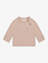 Flocked logo cotton-jersey sweatshirt 6 months - 3 years