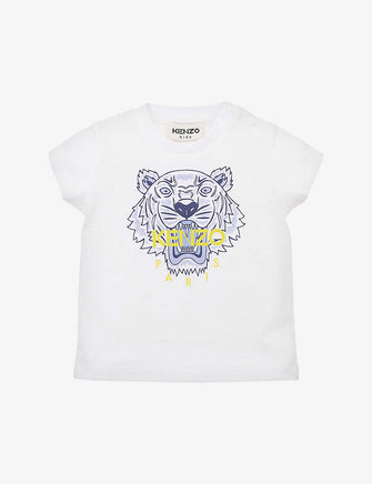 Tiger-print cotton T-shirt 6-18 months