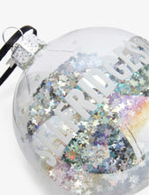 Selfridges 2022 sequin glass Christmas decoration