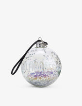 Selfridges 2022 sequin glass Christmas decoration