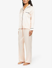 Claudia relaxed-fit satin pyjamas