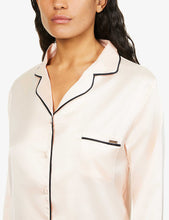 Claudia relaxed-fit satin pyjamas