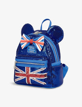 Loungefly x Disney Minnie Mouse and Union Jack mini sequinned faux-leather backpack