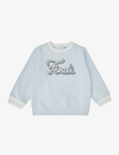 Logo-print stretch-cotton sweatshirt 6-24 months