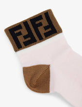 FF logo stretch-cotton blend socks set of seven