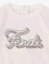 Logo-embroidered stretch-cotton sweatshirt 6-24 months