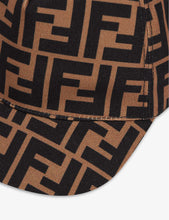 FF-print woven baseball cap