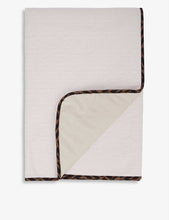 FF-print stretch cotton blanket