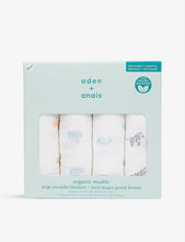 Animal Kingdom organic-cotton swaddles pack of four