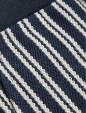 Striped drawstring cotton shorts 4-9 years