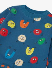 Monster graphic-print cotton sweatshirt 3-36 months