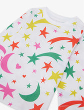 Star-print long-sleeve cotton T-shirt 3-36 months
